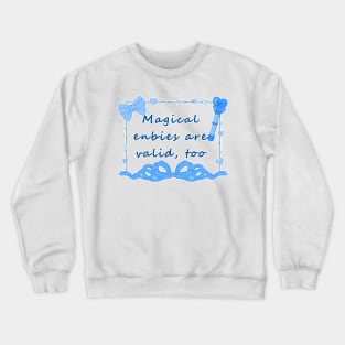 Magical Enbies - Blue Crewneck Sweatshirt